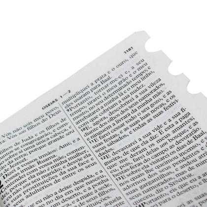 Imagem de BÍBLIA Sagrada com LETRA GRANDE de Zíper na Versão ARC Almeida Corrigida com índice editora SBB