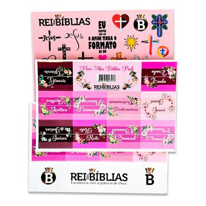 Imagem de Bíblia Sagrada Evangélica Com Índice Abas Adesivas Feminina Filha do rei