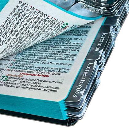 Imagem de Bíblia Sagrada Evangélica Com Índice Abas Adesivas leao judá