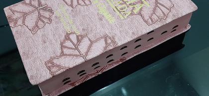 Imagem de Bíblia Sagrada feminina com letra Gigante Harpa e índice lateral - Rosa Claro