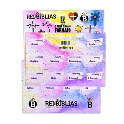 Imagem de Bíblia Sagrada - Feminina Menina Lilás com Abas  ARC - João Ferreira de Almeida