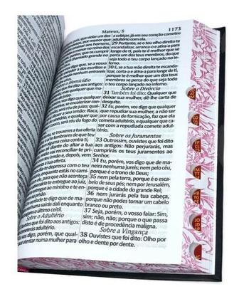 Imagem de Bíblia Sagrada Flores Preta Capa Dura Tradução  Feminina
