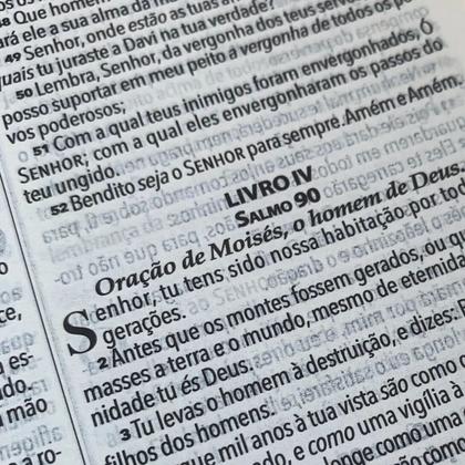 Imagem de Bíblia Sagrada King James 1611 Bkj Marrom Luxo Borda Dourada