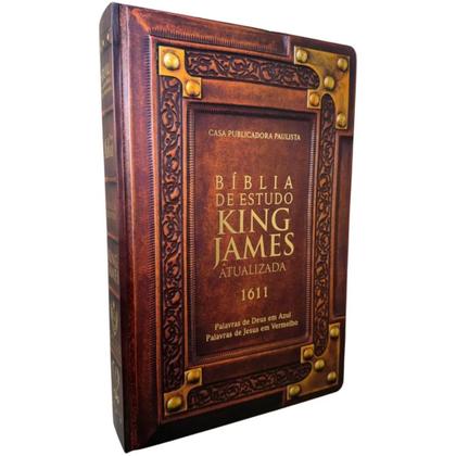 Imagem de Bíblia Sagrada King James De Estudo Capa Dura Marrom Kja 1611