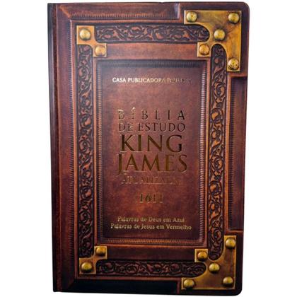 Imagem de Bíblia Sagrada King James De Estudo Capa Dura Marrom Kja 1611