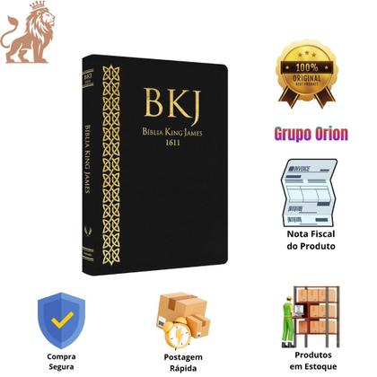 Imagem de Bíblia Sagrada King James Fiel 1611 Ultra Fina Slim Premium BKJ