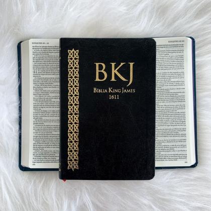 Imagem de Bíblia Sagrada King James Fiel 1611 Ultra Fina Slim Premium BKJ