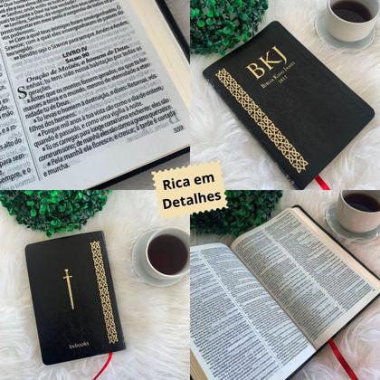Imagem de Bíblia Sagrada King James Fiel 1611 Ultra Fina Slim Premium BKJ
