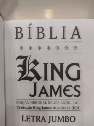 Imagem de Bíblia Sagrada King James Letra Jumbo