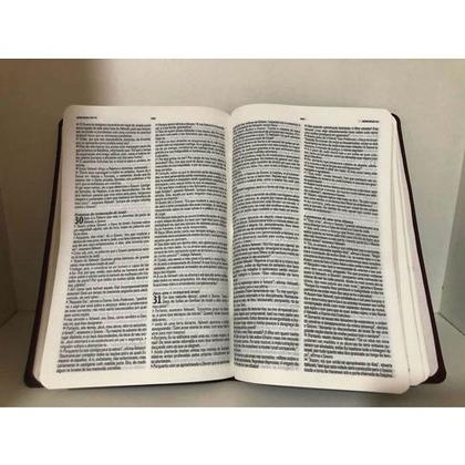 Imagem de Biblia sagrada King James Slim Atualizada vermelha luxo