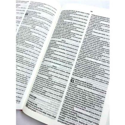 Imagem de Biblia sagrada King James Slim Atualizada vermelha luxo