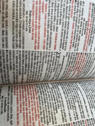 Imagem de Biblia Sagrada Letra Gigante Luxo com Harpa