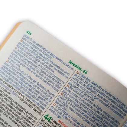Imagem de Biblia Sagrada Letra Gigante Luxo Popular - Preta - C/ Harpa E Palavras De Jesus Em Vermelho - RC