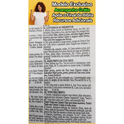 Imagem de Bíblia Sagrada Letra Gigante - Luxo - Preta C/ Harpa Cristã