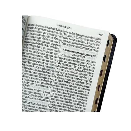 Imagem de Bíblia sagrada  letra gigante  ntlh  capa de luxo vinho  com índice  com auxílios  sbb