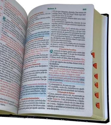 Imagem de Bíblia Sagrada Letra Hiper Gigante Harpa Coros Pentecostal Evangélica