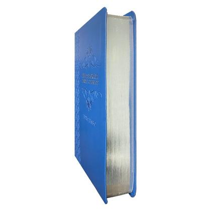 Imagem de Bíblia Sagrada Letra Jumbo  ARC  Harpa Avivada e Corinhos  Arabesco Azul