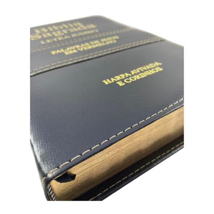 Imagem de Bíblia Sagrada Letra Jumbo com Harpa LUXO Índice Almeida RC - Evangélica ,Cristã ,Pentecostal,Evangelismo