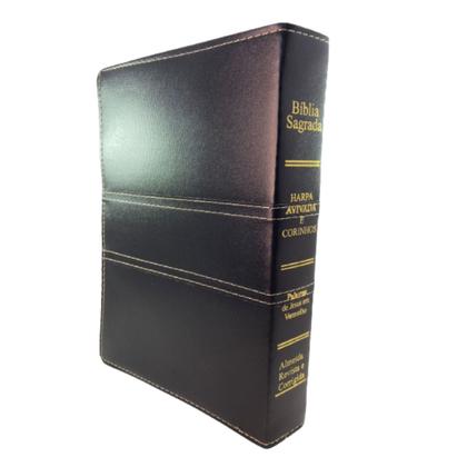 Imagem de Bíblia Sagrada Letra Jumbo com Harpa LUXO Índice Almeida RC - Evangélica ,Cristã ,Pentecostal,Evangelismo