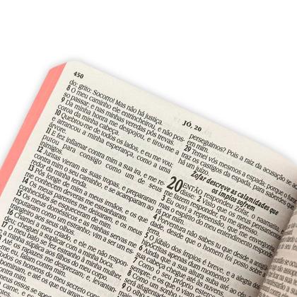 Imagem de Bíblia Sagrada Letra Jumbo - Ziper Agenda - Pink - C/ Harpa - Revista e Corrigida