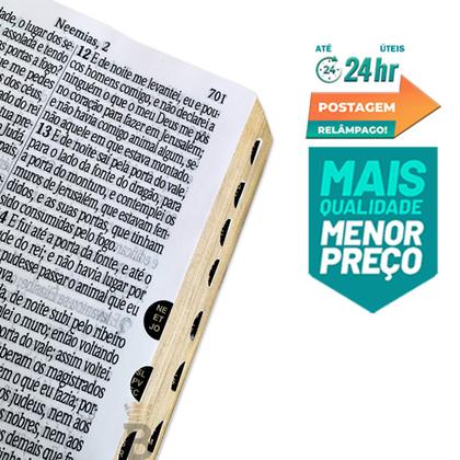 Imagem de Bíblia Sagrada Letra Jumbo - Ziper Agenda - Pink - C/ Harpa - Revista e Corrigida