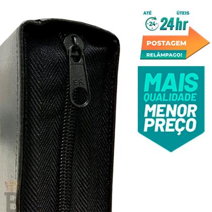 Imagem de Bíblia Sagrada Letra Jumbo - Ziper Agenda - Preta - C/ Harpa - Revista e Corrigida
