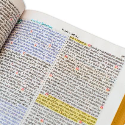 Imagem de Bíblia Sagrada Letra Pequena Luxo Pink