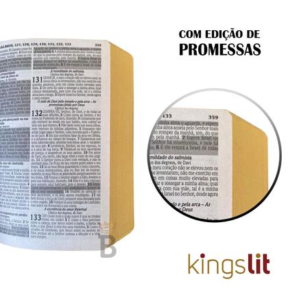 Bíblia Sagrada Letra Pequena Preta Zíper 9x13cm Imagem de Bíblia Sagrada Letra Pequena Preta Zíper 9x13cm