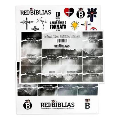 Imagem de Bíblia Sagrada - Masculina Leão Coroa com Abas  ARC - João Ferreira de Almeida - Índice por Cores