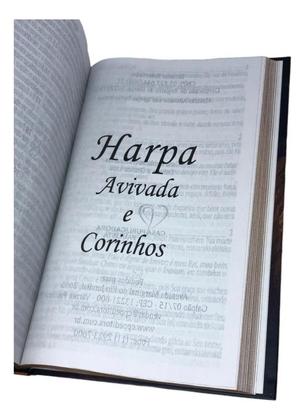 Imagem de Bíblia Sagrada Pentecostal Letra Jumbo Índice Harpa Coros Assembleia - FASHIONSELLER