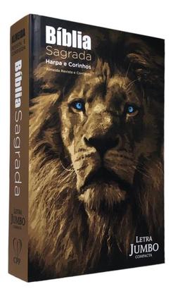 Imagem de Bíblia Sagrada Pentecostal Letra Jumbo Índice Harpa Coros Assembleia - FASHIONSELLER