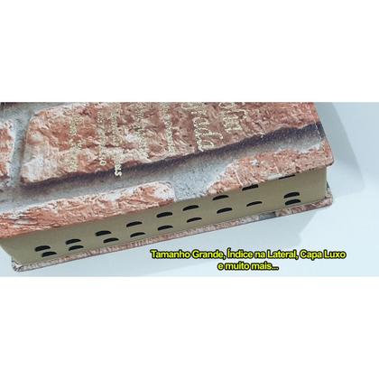 Imagem de Bíblia Sagrada - Possui LETRAS GIGANTES - As Palavras de Jesus São em Vermelho - Tamanho Grande - Índice - Harpa - Capa