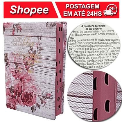 Imagem de Bíblia Sagrada - Possui LETRAS GIGANTES - Harpa Cristã - Tamanho Grande - Versão Almeida - Capa Luxo - Índice - Auxílios