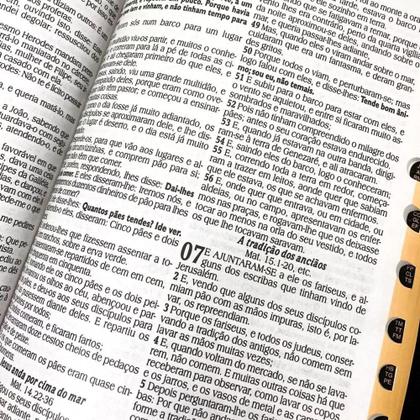 Imagem de Biblia Sagrada RC Letra Jumbo Edicao De Promessas Capa Ziper Preta - Ebenézer / King's Cross