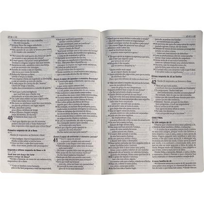 Imagem de Biblia sagrada ultra fina slim letra grande capa couro legitimo versão naa nova almeida atualizada vermelho malagueta