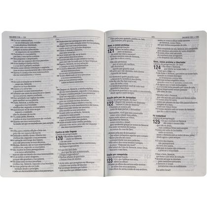 Imagem de Biblia sagrada ultra fina slim letra grande capa couro legitimo versão naa nova almeida atualizada vermelho malagueta