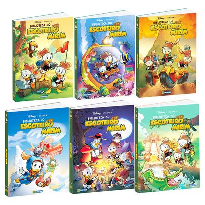 Imagem de Biblioteca do Escoteiro Mirim Disney 6 Volumes Coloridos