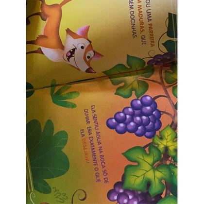 Imagem de Biblioteca Infantil Fábulas Consagradas Ilustradas MiniLivro Coleção 12 Livrinhos