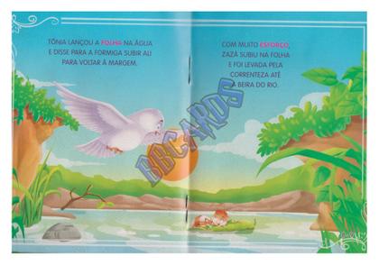 Imagem de Biblioteca Infantil Mini Livro Fábulas Consagradas Ilustrada -  