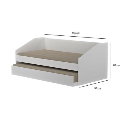 Imagem de Bicama Babá para Quarto Infantil 100% MDF