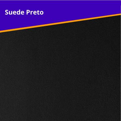 Imagem de Bicama Box 88x188 Suede Preto com Colchão Pantanal Anjos