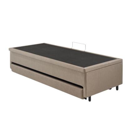 Imagem de Bicama Box Com Baú Viúvo 120x203 com Colchão Auxiliar Bege