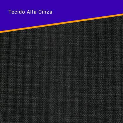 Imagem de Bicama Box Solteiro Linho Cinza 88x188 com Colchão Bogotá Molas Ultralastic Inducol