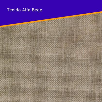 Imagem de Bicama Box Viúva 126x208 Linho Bege com Dois Colchões Adapto Molas Ensacadas Ecoflex