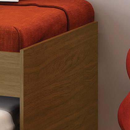 Imagem de Bicama com baú cama quarto infantil Ditália BB-28