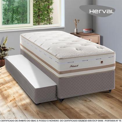 Imagem de Bicama de Solteiro com Cama Auxiliar Herval Irland, 65x88x188 cm