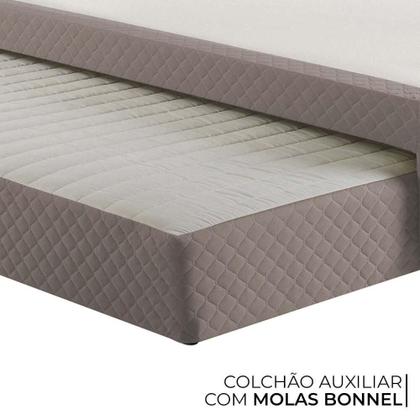 Imagem de Bicama de Solteiro com Cama Auxiliar Herval Irland, 65x88x188 cm