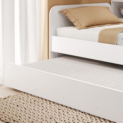 Imagem de Bicama Infantil com Modulo Lateral Caracol Branco