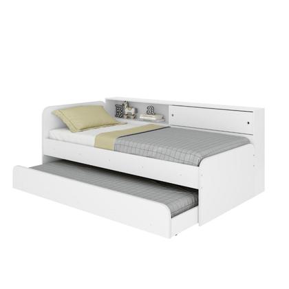 Imagem de Bicama Infantil com Modulo Lateral Caracol Branco