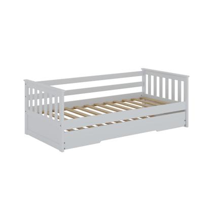 Imagem de Bicama Infantil Mission em Madeira Maciça/MDF Branco